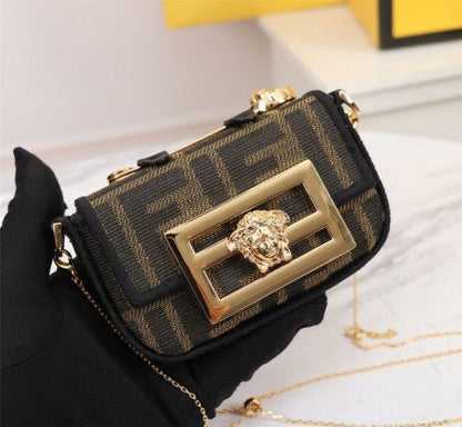 Fendi Fendace Nano Baguette Limited Edition Bag With OG Box & Dust Bag