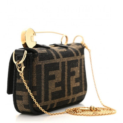 Fendi Fendace Nano Baguette Limited Edition Bag With OG Box & Dust Bag