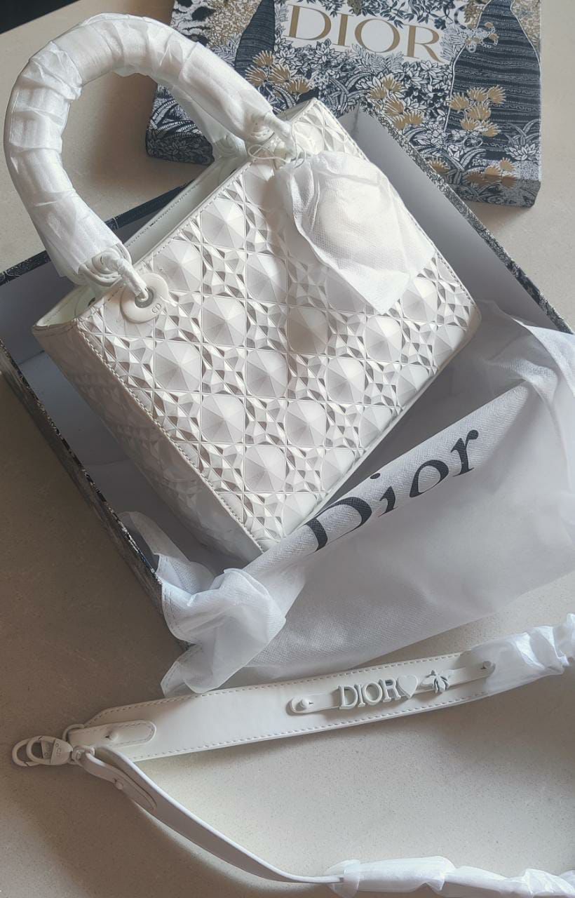 LADY DIOR DIAMOND MOTIF DIOR BAG