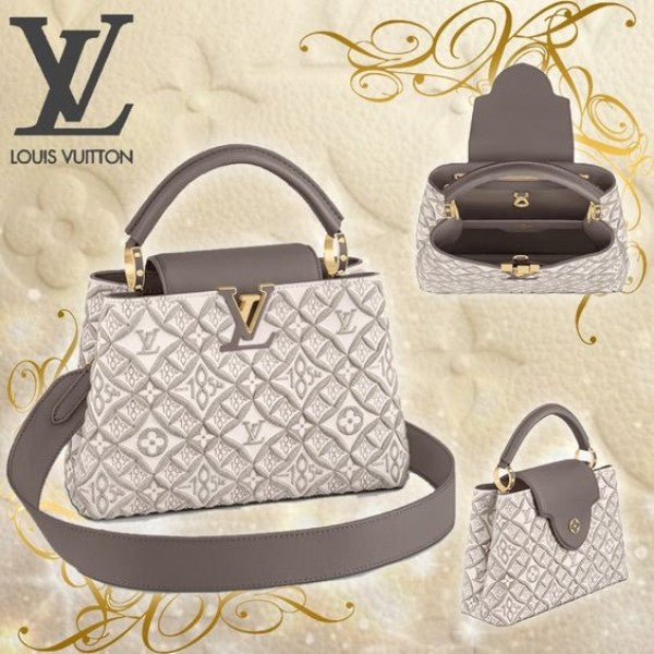 Louis Vuitton Capucines Jacquard