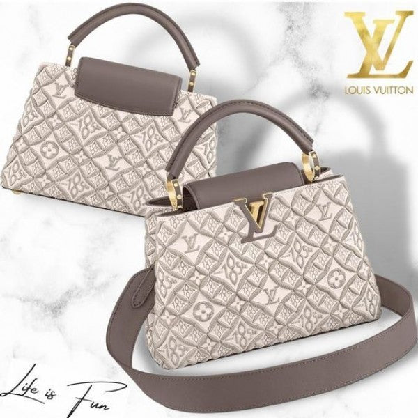 Louis Vuitton Capucines Jacquard