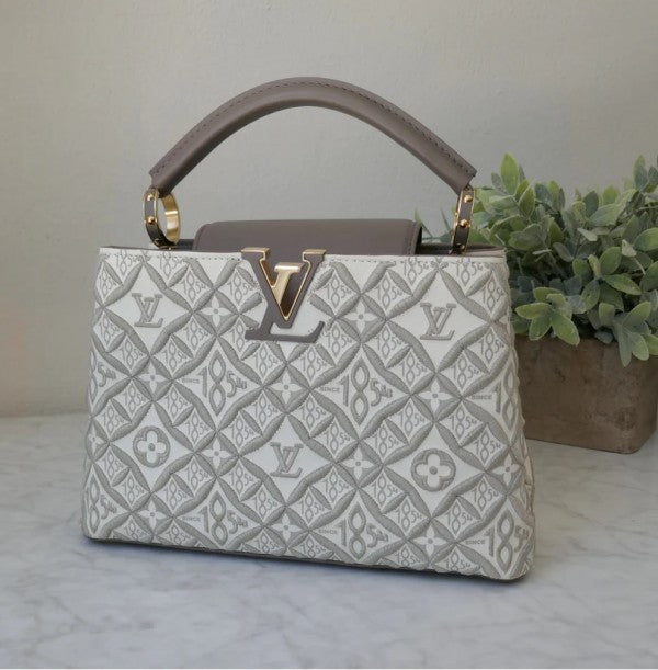 Louis Vuitton Capucines Jacquard