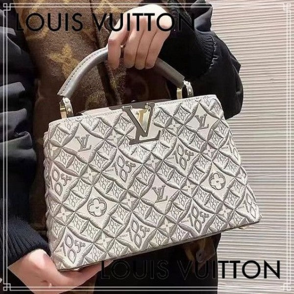 Louis Vuitton Capucines Jacquard