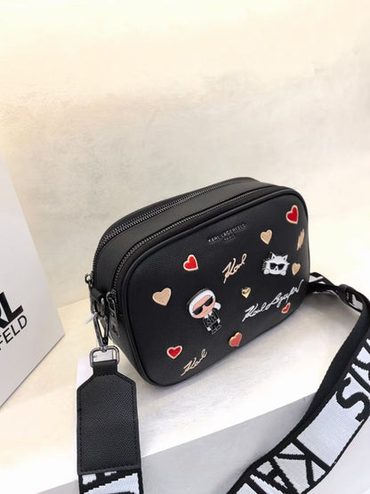 KARL INITIALS CAMERA BAG