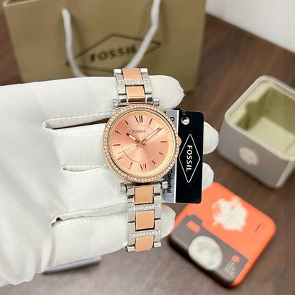 Fossil Women's Peach Collection Watch