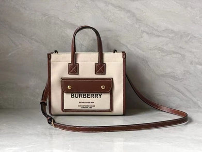 BURBERRY FREYA SMALL TOTE BAG