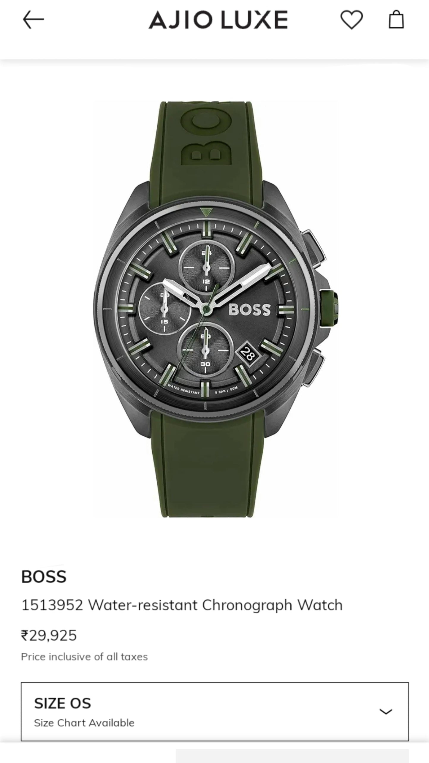 Newest Available HUGOBOSS VOLANO WATCH