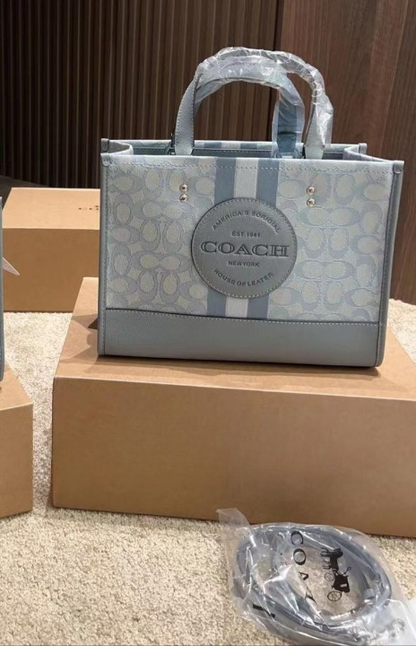 Coach Dempsey Tote With OG Box & Dust Bag & Extra Shoulder Strap