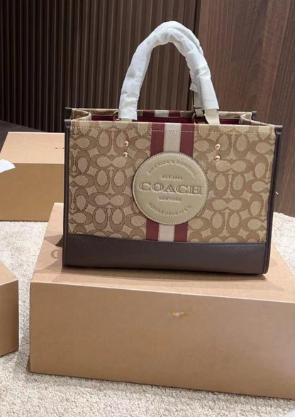 Coach Dempsey Tote With OG Box & Dust Bag & Extra Shoulder Strap