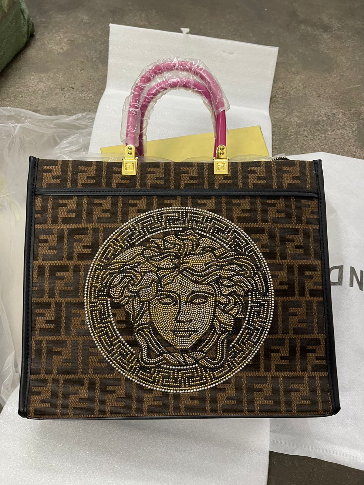 FENDI X VERSACE TOTE BAGS