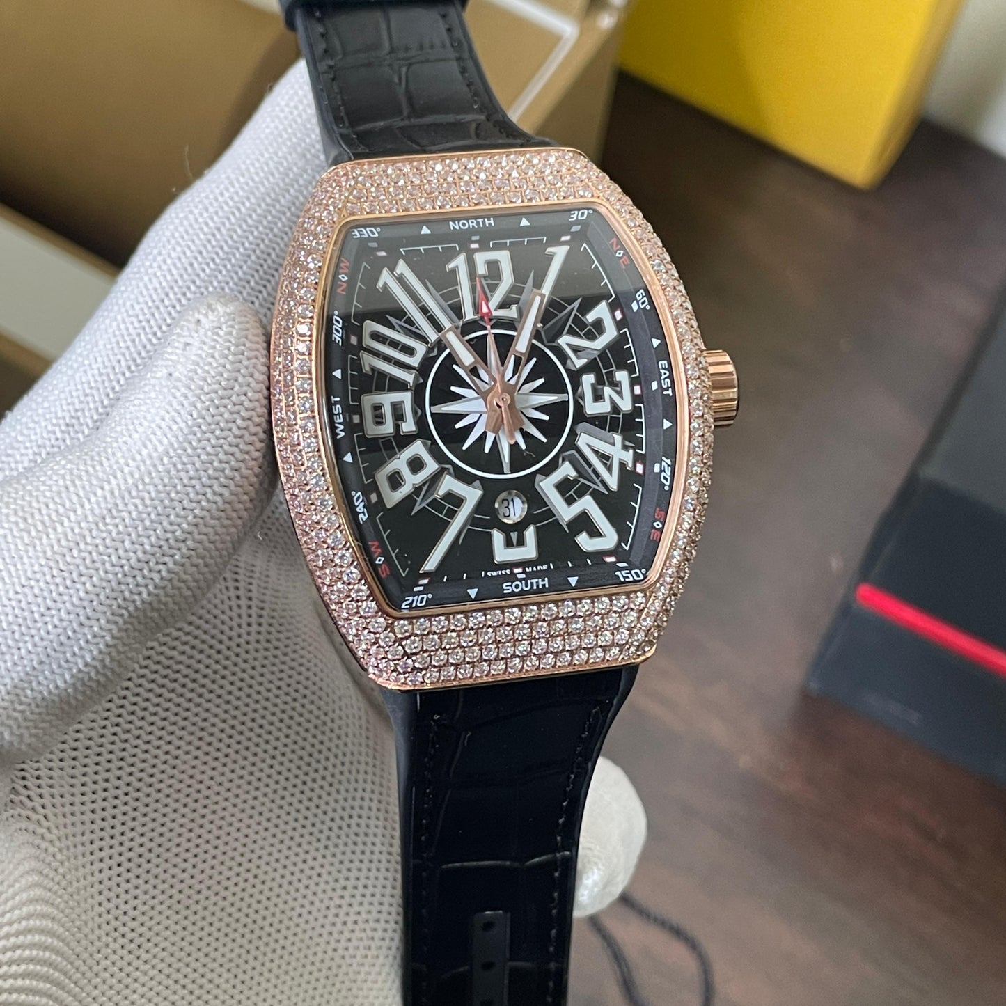 New Franck Muller’s Vanguard Bezel Diamond  Limited Edition Watch