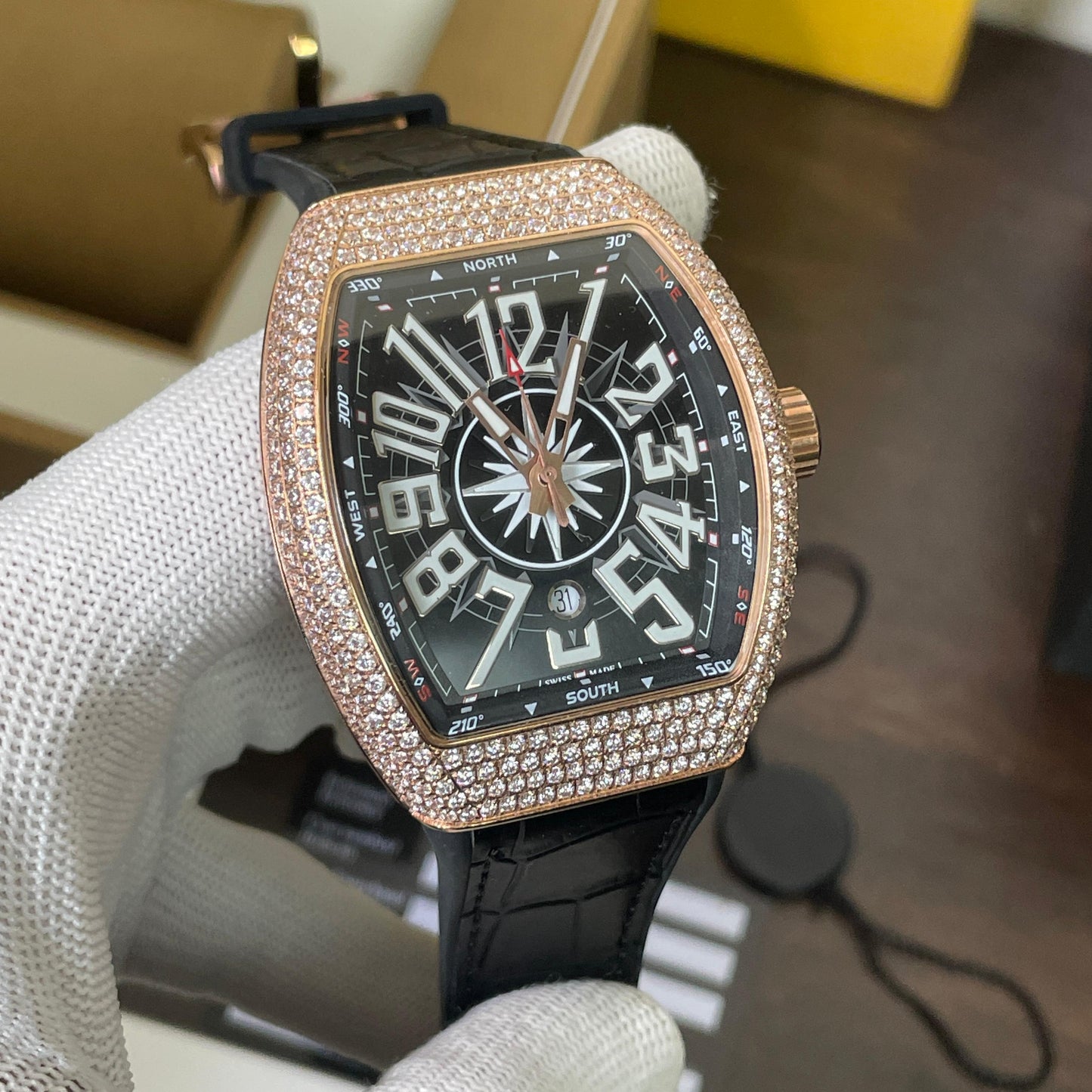 New Franck Muller’s Vanguard Bezel Diamond  Limited Edition Watch