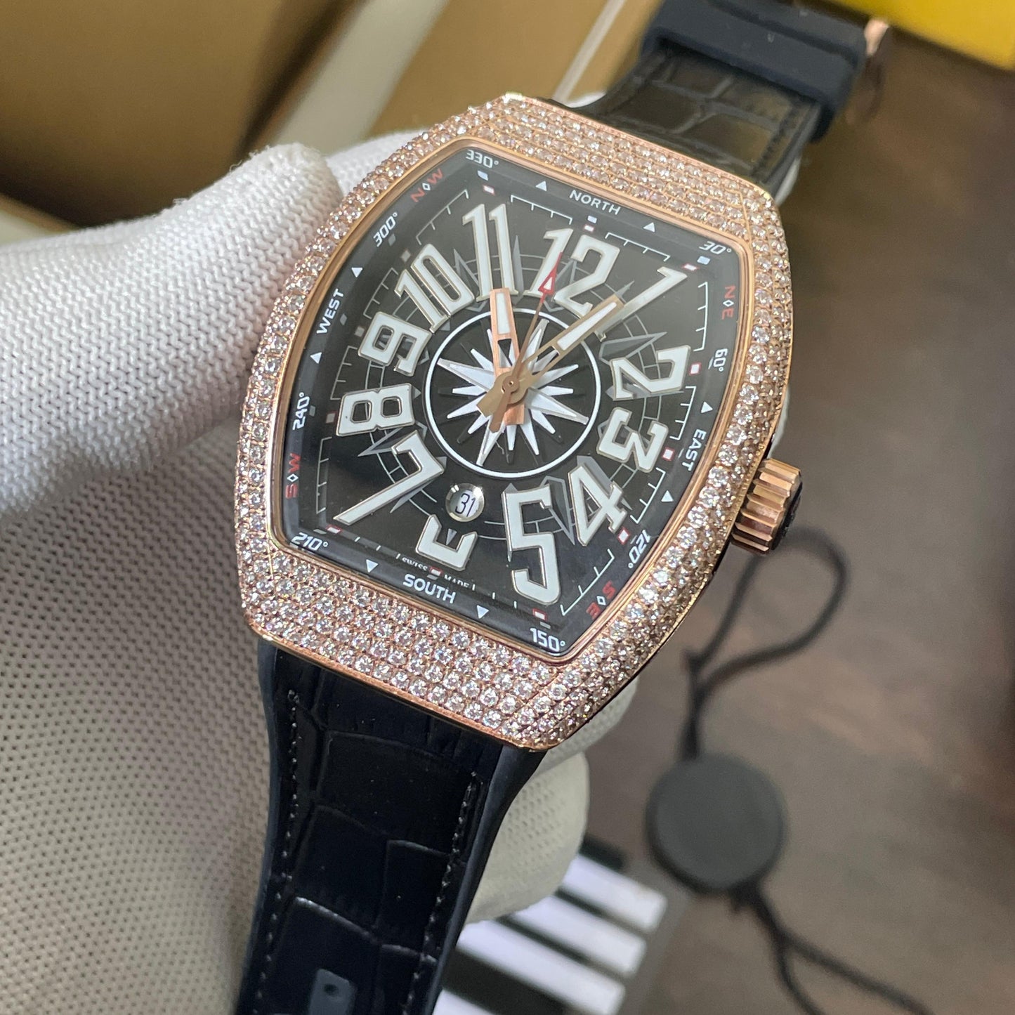 New Franck Muller’s Vanguard Bezel Diamond  Limited Edition Watch