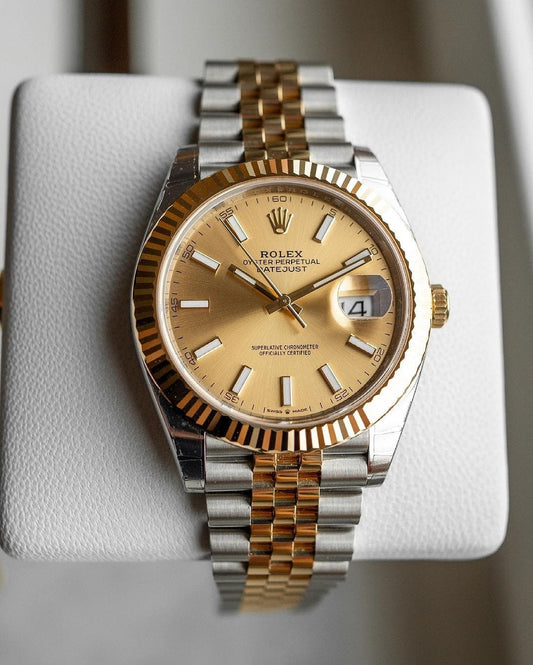 Rolex DateJust Gold Silver