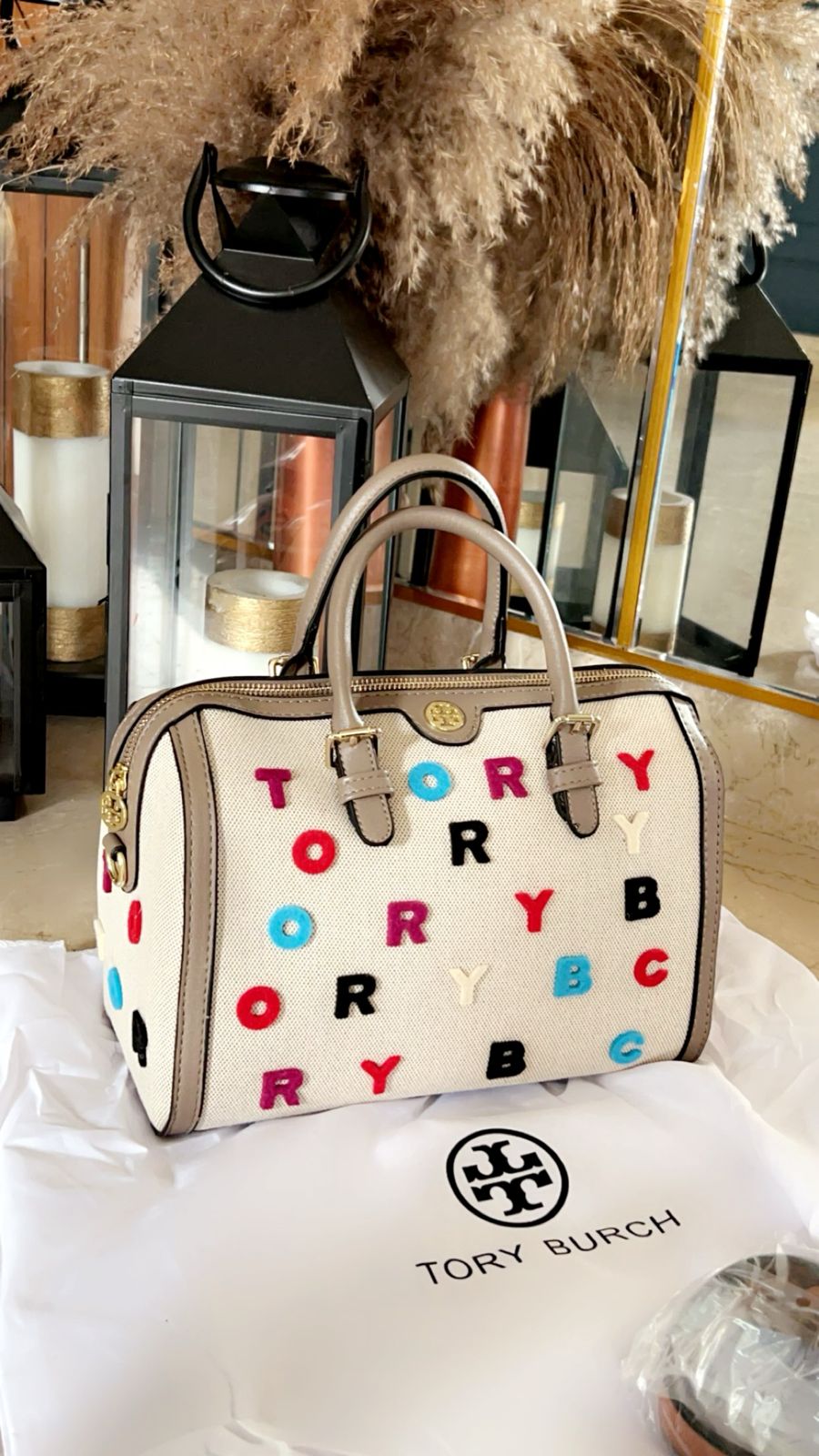 Tory Burch canvas Speedy