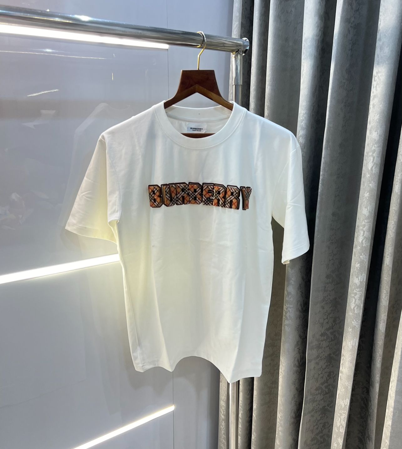 Burberry Logo Work Imported Oversized T-Shirt