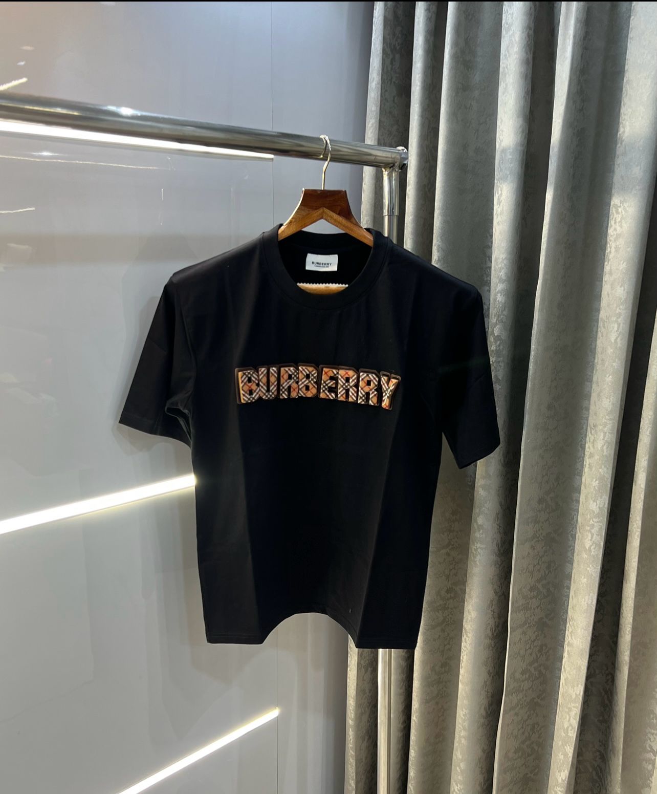 Burberry Logo Work Imported Oversized T-Shirt