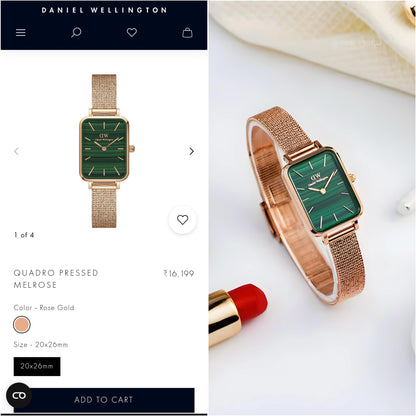 Daniel Wellington Premium Women's Japanese Quadro Collection