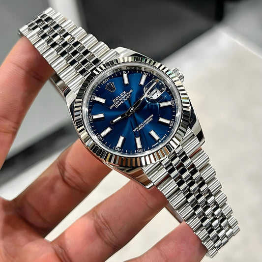 Rolex DateJust in Cool Blue