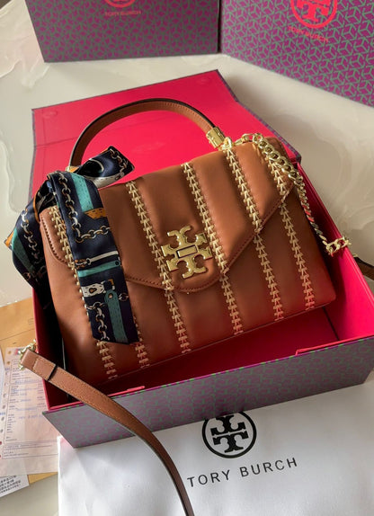 TORY BURCH KIRA STICHED PINTEX BAG