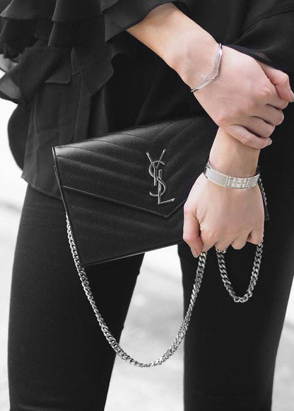 SAINT LAURENT ENVELOPE SLING BAGS