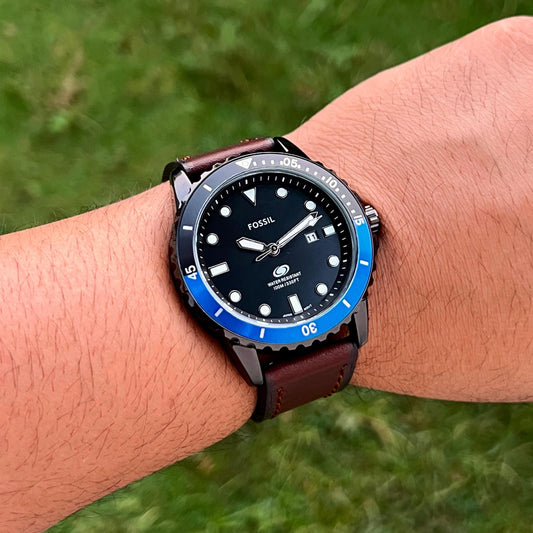 Unboxed All New Fossil Dive Collection in Batman Series Bezel