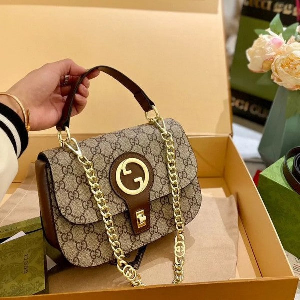 Gucci GG Blondie Top Handle Premium Quality With OG Double Box