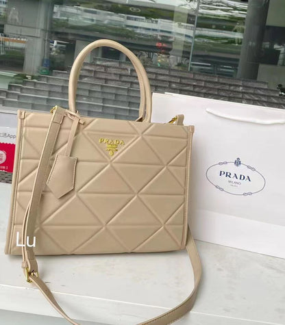 Prada Symbole Quilted Large Tote Bag