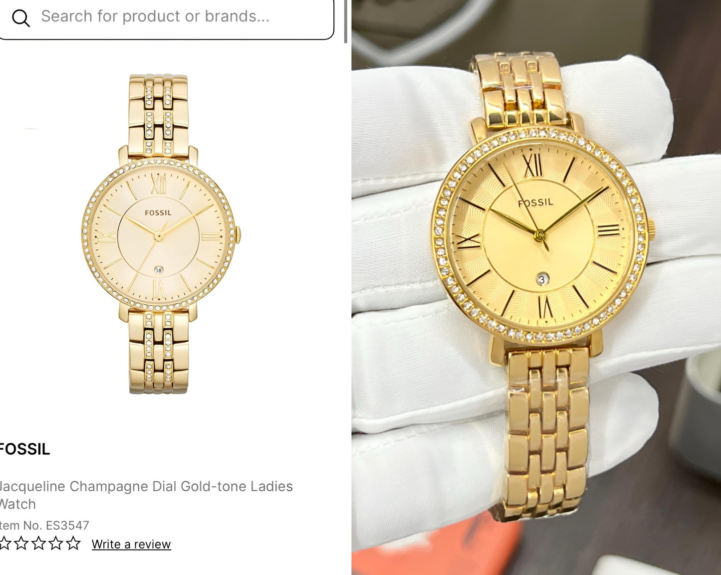 Fossil Women's Jacqueline Collection