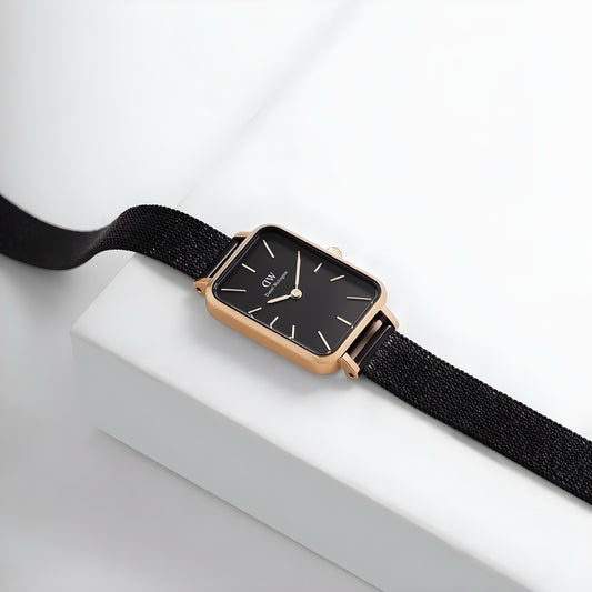 Daniel Wellington Black Premium Women's Japanese Quadro Collection