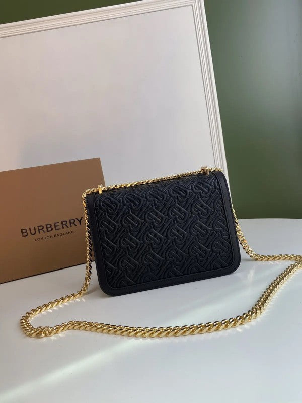 Burberry TB Monogram Quilted Shoulder Bag