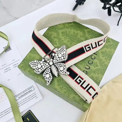 Gucci Butterfly Stretch Series Belts