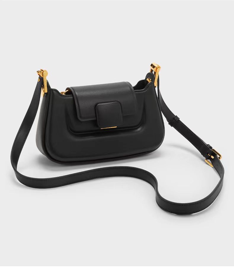 Charles & Keith Koa Push Lock Shoulder Bag