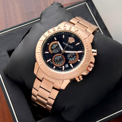 Versace Rose Gold Premium wrist watch