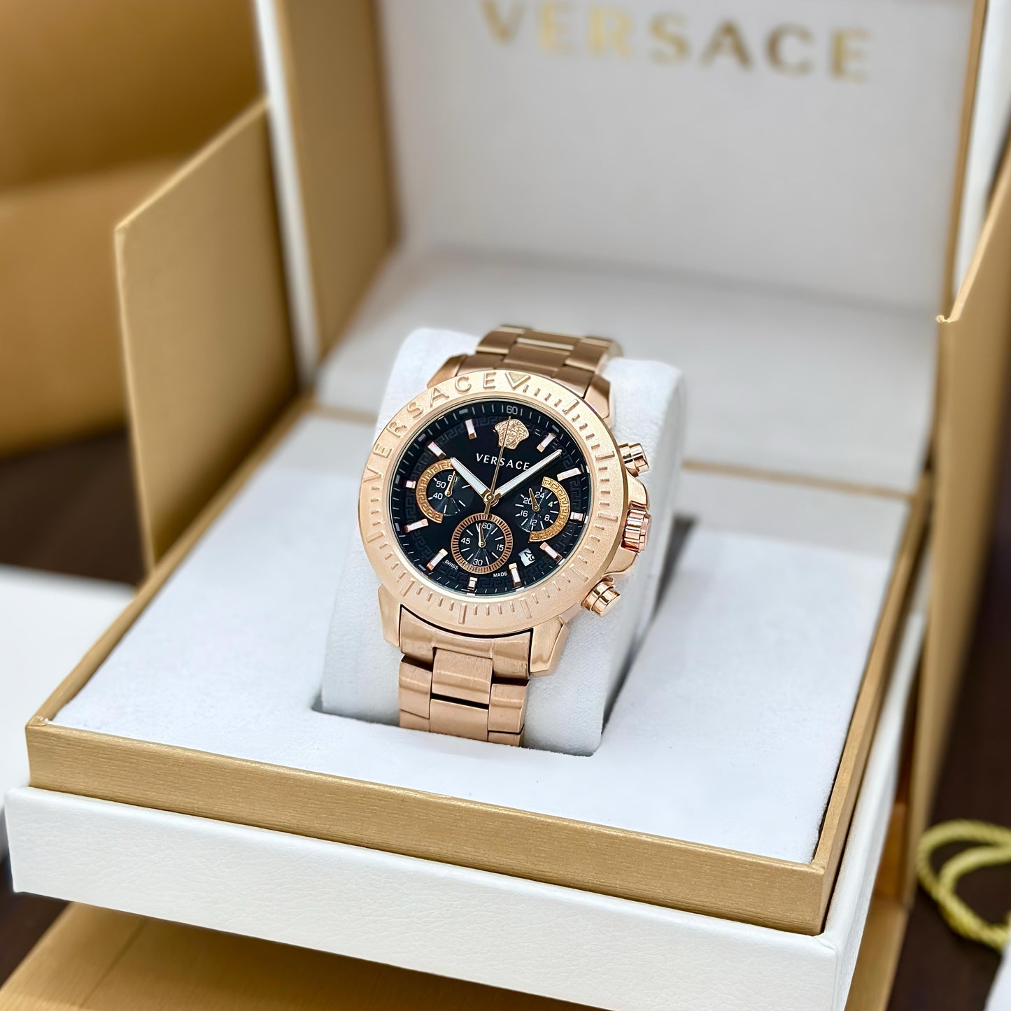 Versace Rose Gold Premium wrist watch