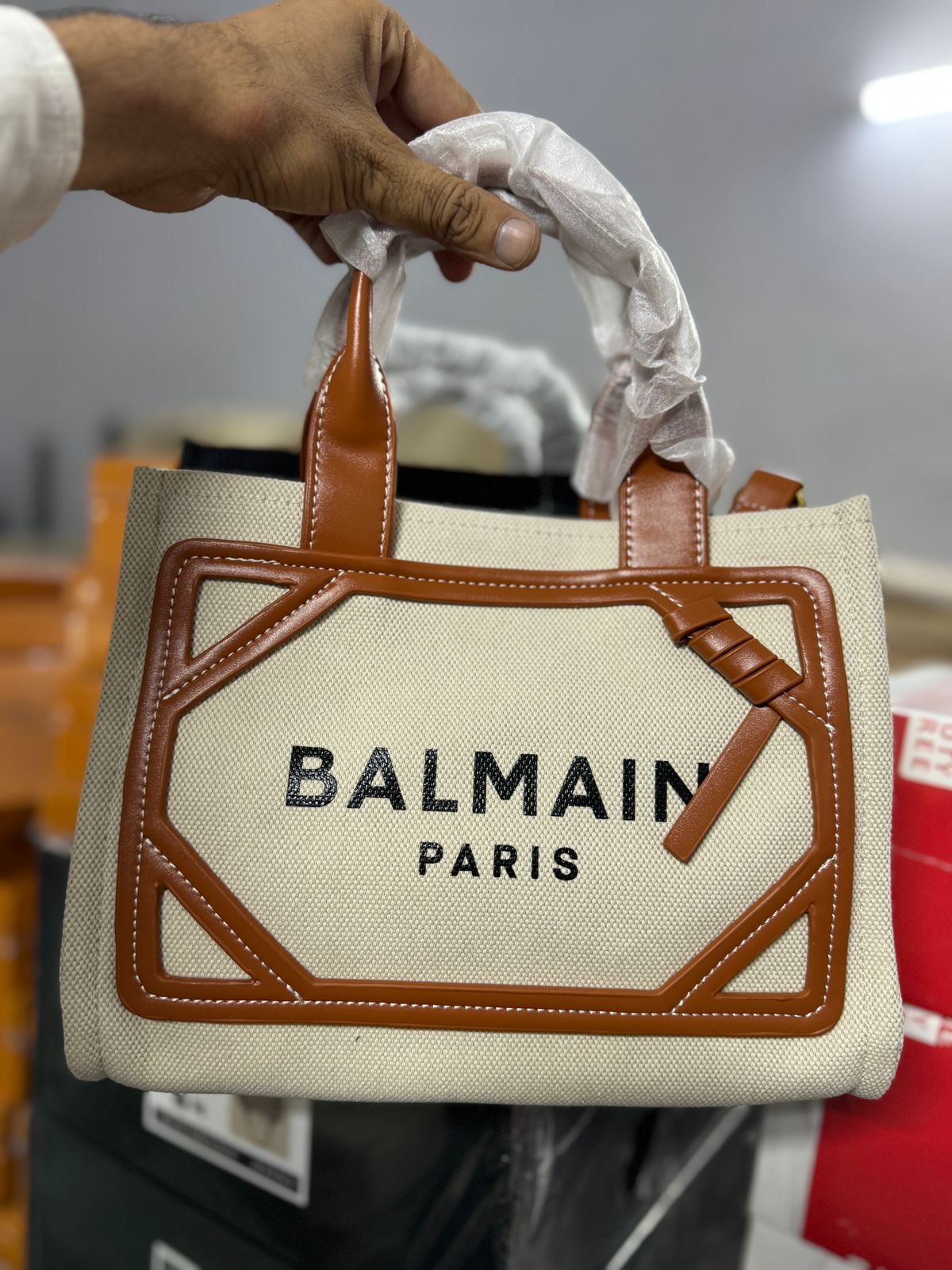 Balmain Small Size Two Way Carry