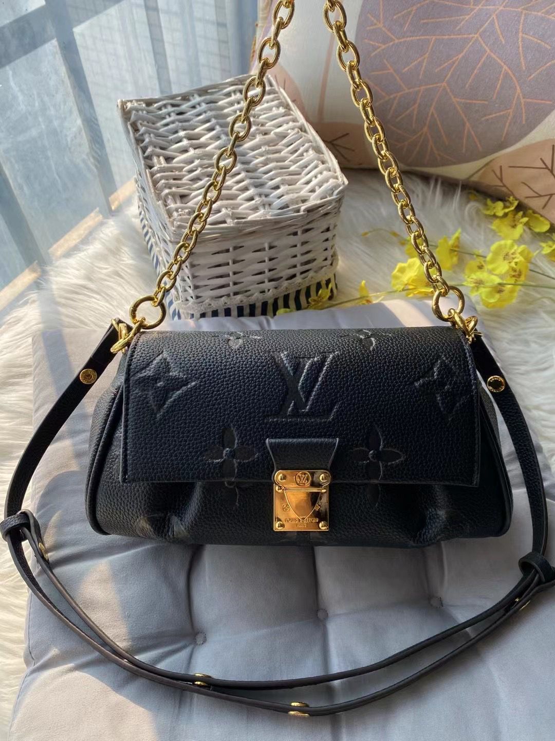 Louis Vuitton Favorite Empreinte Bicolor Monogram Bag