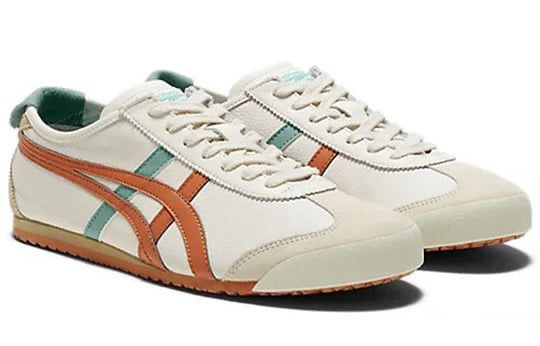 Onitsuka tiger leather trainers sky red