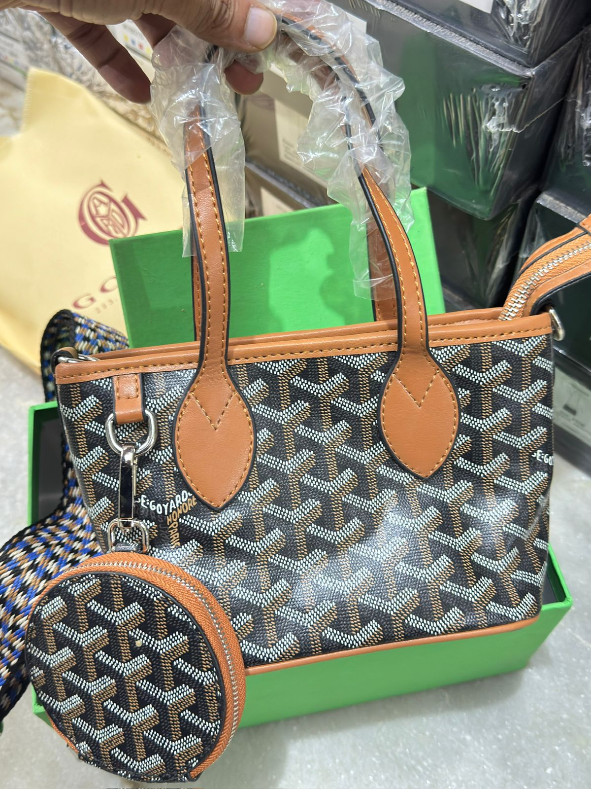 GOYARD SMALL NEVERFULL POCHETTE BAG