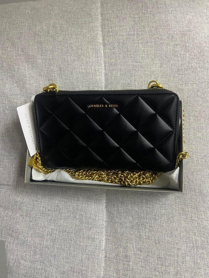 Charles & Keith CK Chain On Wallet With OG Box & Dust Bag
