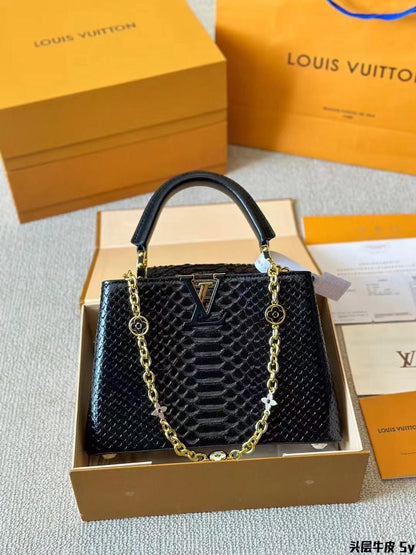 LOUIS VUITTON SNAKE SKIN CAPPUCINES