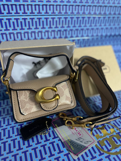 COACH NANO 12 TOP HANDLE WITH LONG STRAP