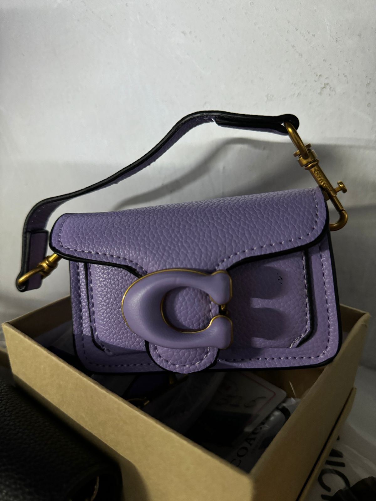 COACH NANO 12 TOP HANDLE WITH LONG STRAP