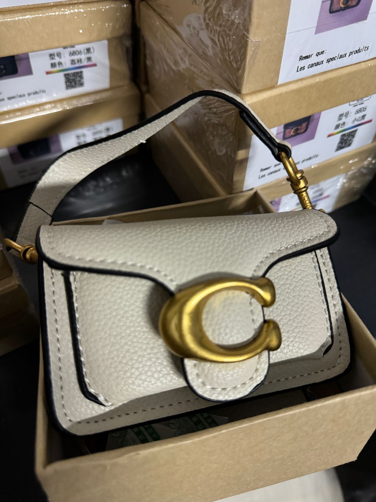 COACH NANO 12 TOP HANDLE WITH LONG STRAP