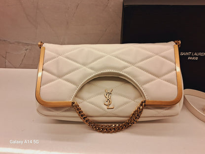 Ysl Quiltted Envelope Bag