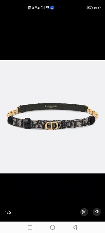 LATEST SERIES DIOR CD BRACELET SLEEK BELT FOR DRESS AND DENIMS