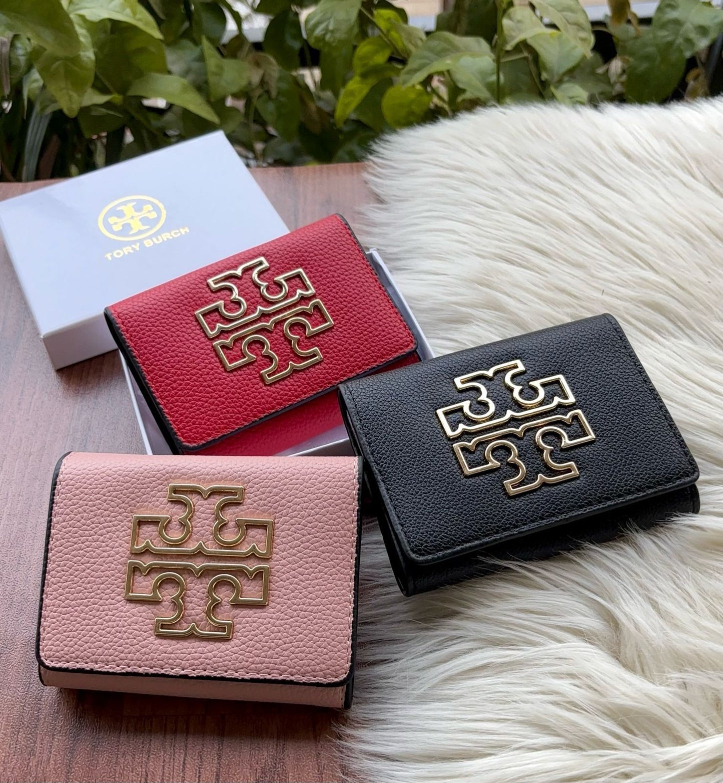 TORY BURCH THREE FOLD WALLETS