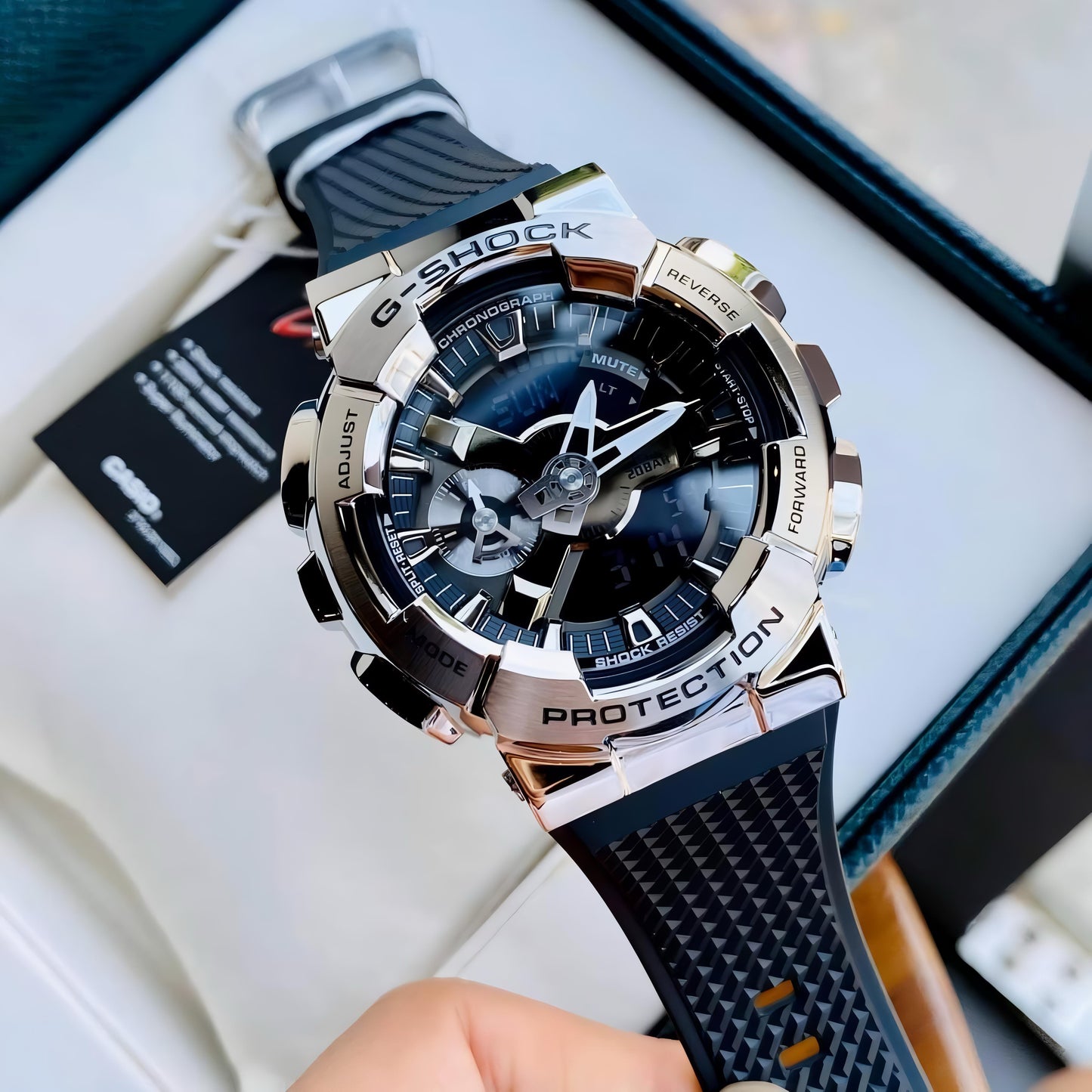 G-Shock GM 110 Black & Steel