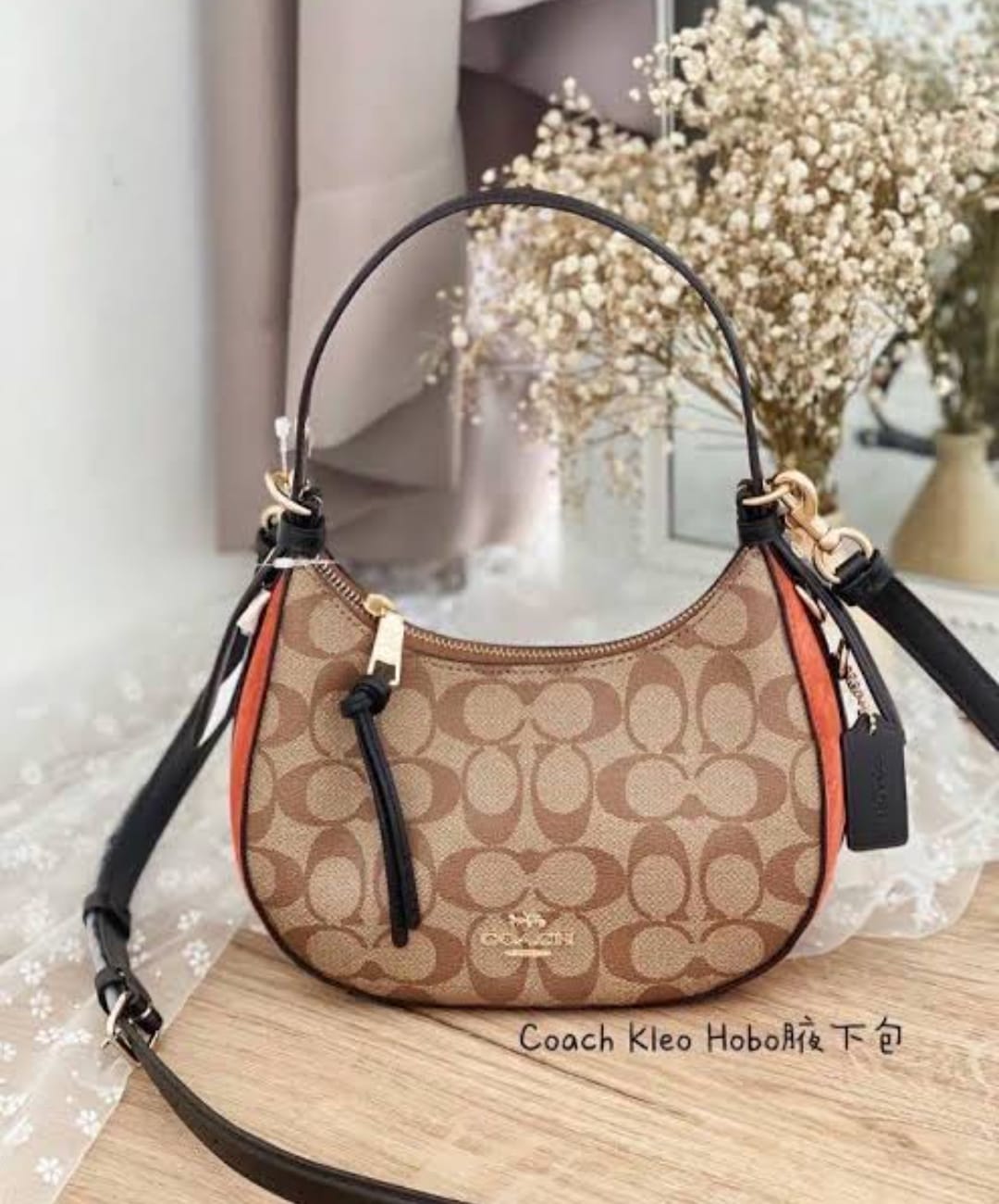 COACH KLEO HOBO BAGS