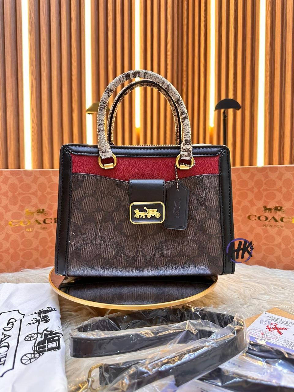 COACH GRACE CARRYALL SIGNATURE HANDBAG